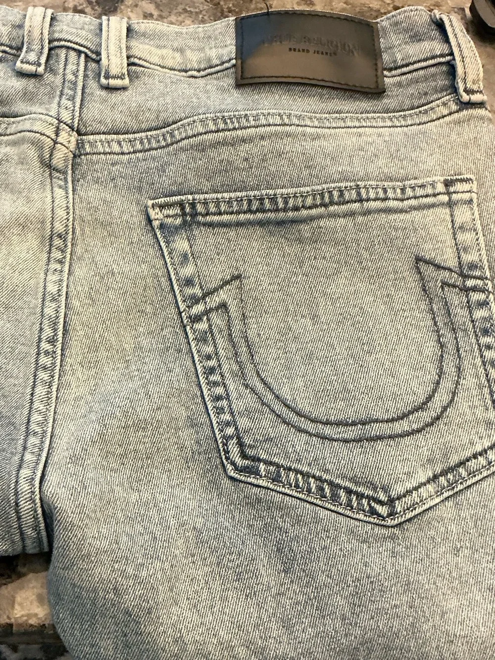 True Religion Mens Streetwear Festival Ultra Skinny Fit Jean Med Wash Size 30